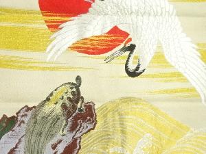 アンティーク　綴れ鶴亀模様織出し帛紗